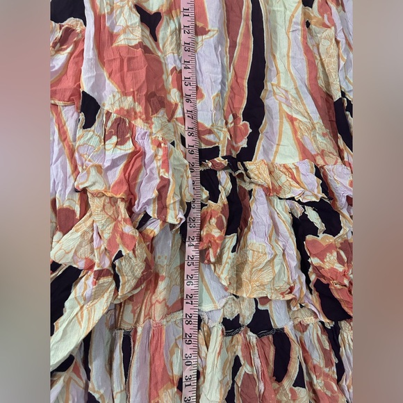 Free people bring back the summer maxi tiered high low skirt - Picture 12 of 15